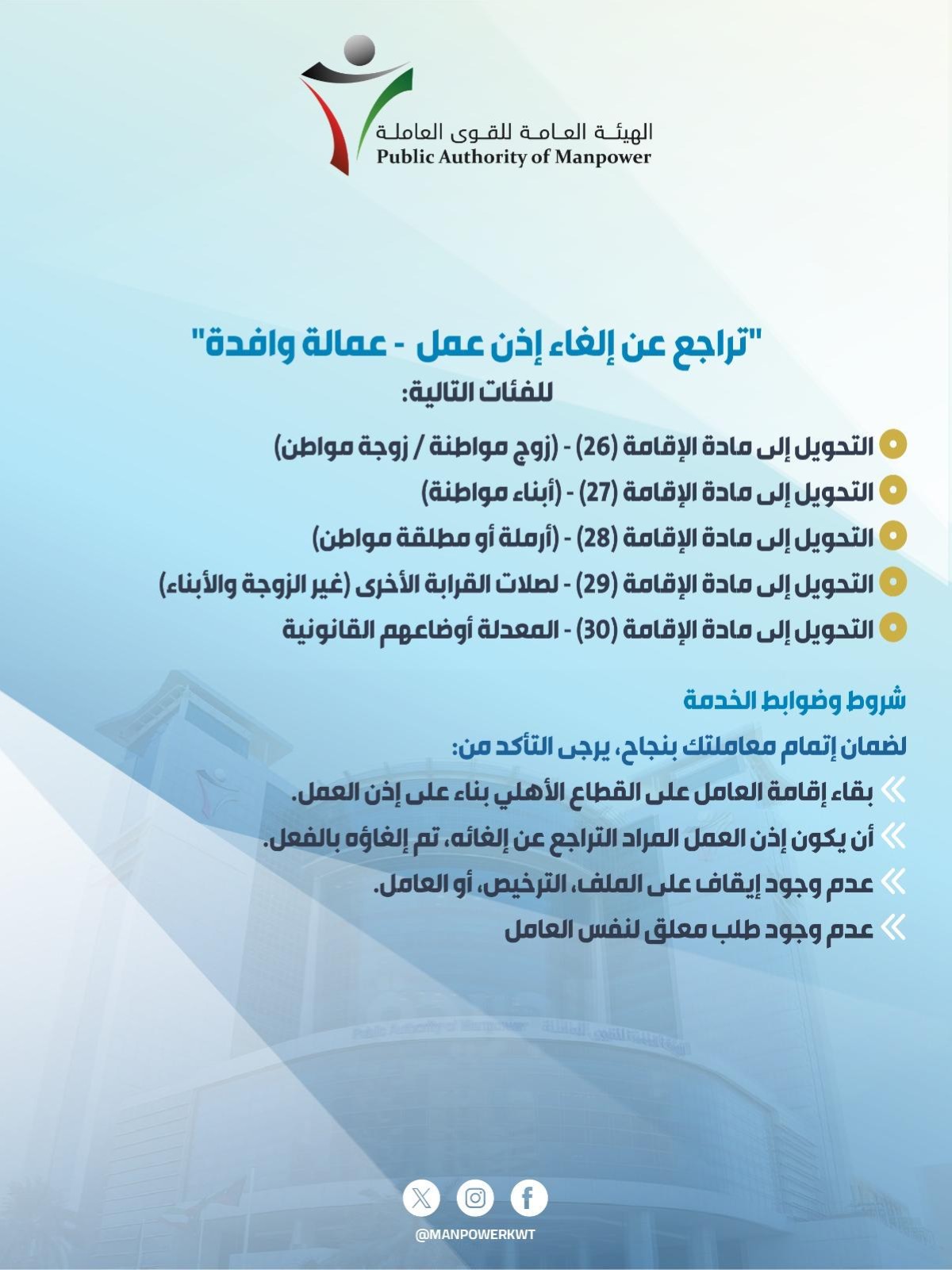 &laquo;القوى العاملة&raquo;: إطلاق خدمات إلكترونية جديدة عبر &laquo;أسهل&raquo; لتسهيل إجراءات إذن العمل