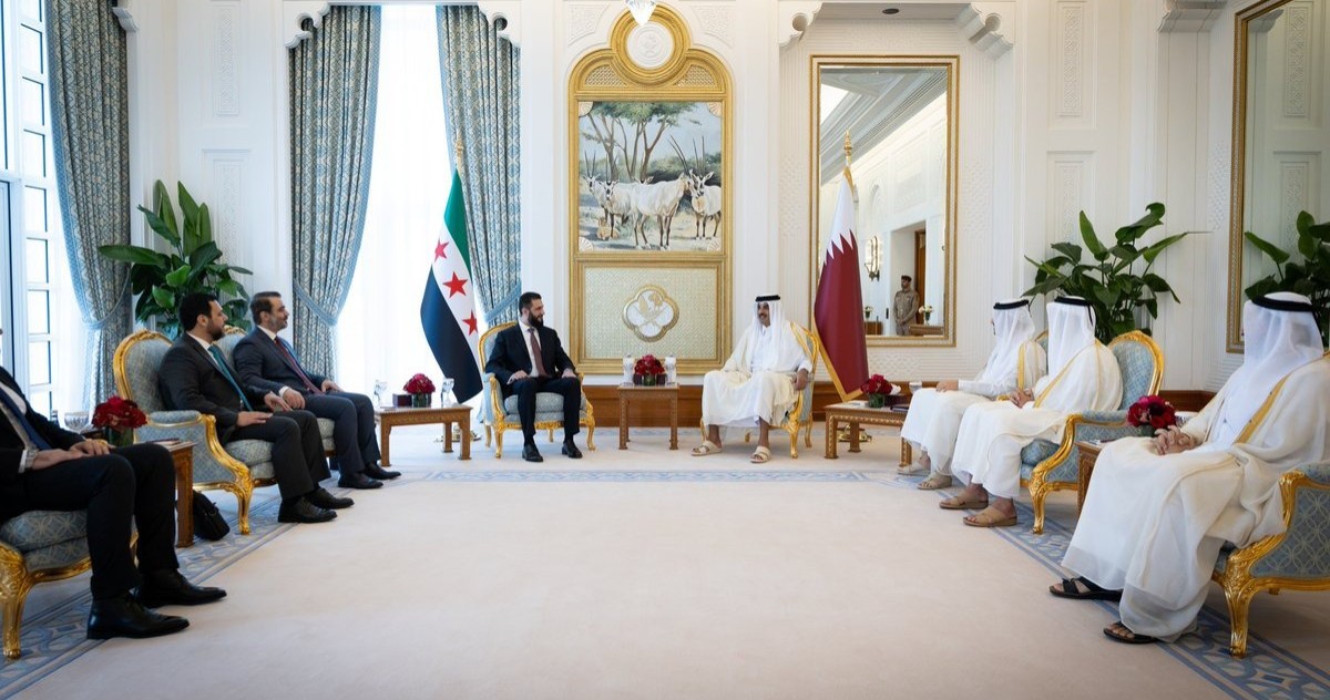 أمير قطر والرئيس السوري يبحثان العلاقات الثنائية والتطورات الإقليمية والدولية
