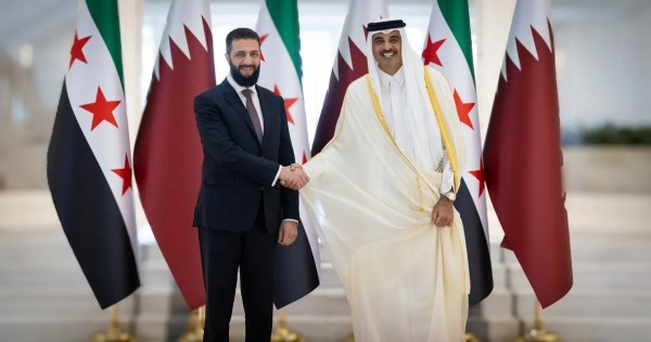 أمير قطر والرئيس السوري يبحثان العلاقات الثنائية والتطورات الإقليمية والدولية