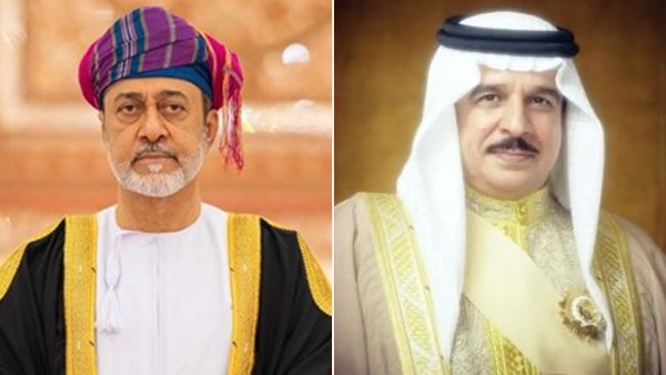 ملك البحرين و سلطان عمان يبحثان المستجدات والأوضاع الإقليمية والدولية 