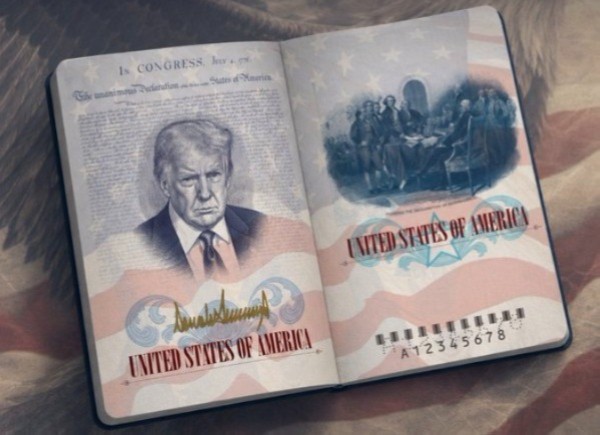 صورة ترامب على جوازات السفر الأميركية. إصدار محدود بمناسبة الذكرى الـ250 لاستقلال الولايات المتحدة 