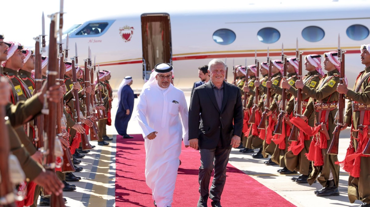 ملك الأردن يلتقي ولي عهد البحرين: أمن دول الخليج محوري لأمن واستقرار الإقليم