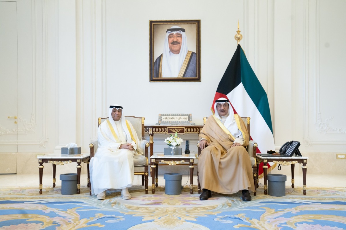 ولي العهد يستقبل أمين مجلس التعاون ووزير الخارجية وسفير الكويت لدى التشيك 