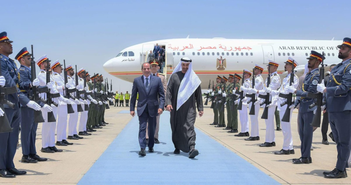 الرئيسان المصري والإماراتي يبحثان تطورات الأزمات الإقليمية وتعزيز التنسيق المشترك