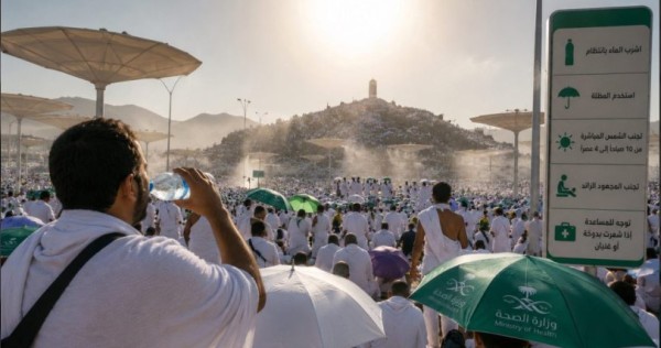 الصحة السعودية تدعو الحجاج للبقاء في المخيمات حتى 4 عصراً تجنباً لأشعة الشمس 