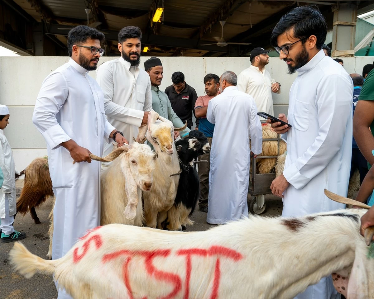 تعظيماً لشعائر الله... بدء نحر الأضاحي في الكويت عقب صلاة العيد