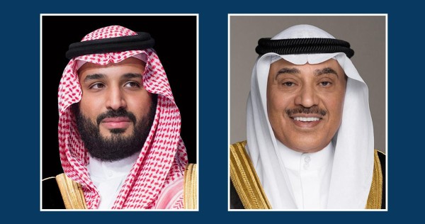 ولي العهد يهنئ ولي العهد السعودي بنجاح موسم الحج