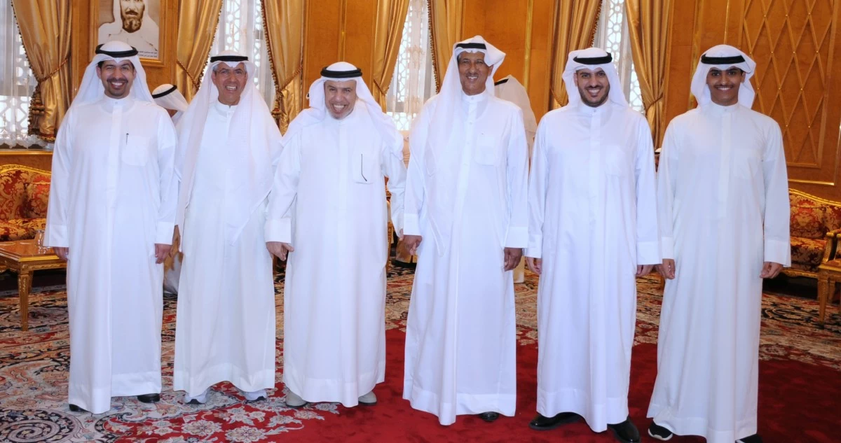ديوان الغنام يستقبل المهنئين بالعيد... كل عام وأنتم بخير