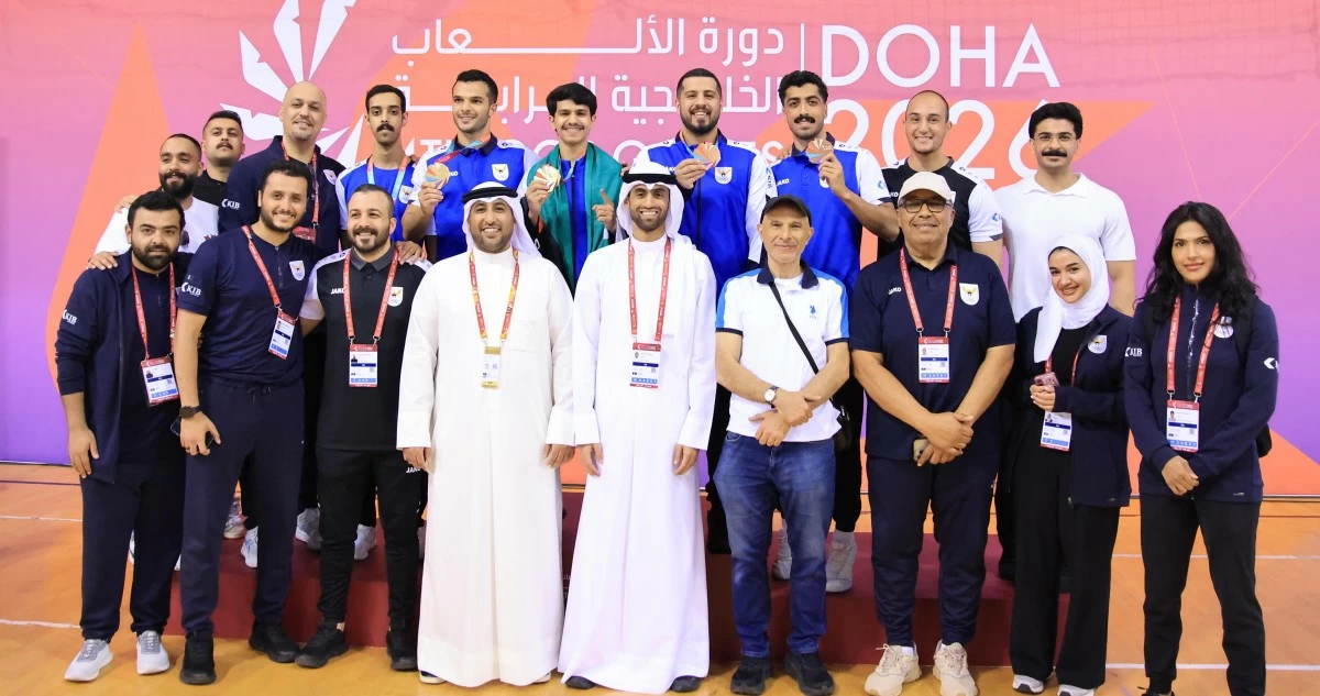 'KIB'يختتم رعايته لمنتخب الكويت في دورة الألعاب الخليجية الرابعة