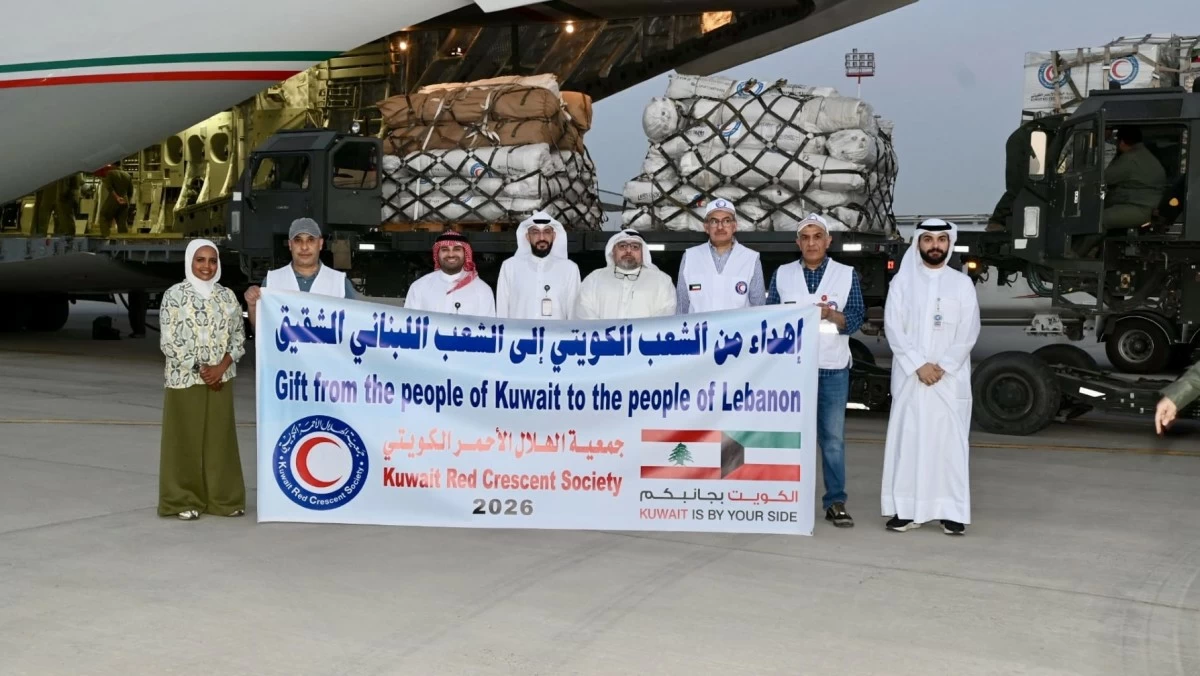 الكويت تواصل دعم لبنان... إقلاع طائرة إغاثية إلى بيروت محملة بـ40 طناً من المساعدات المتنوعة
