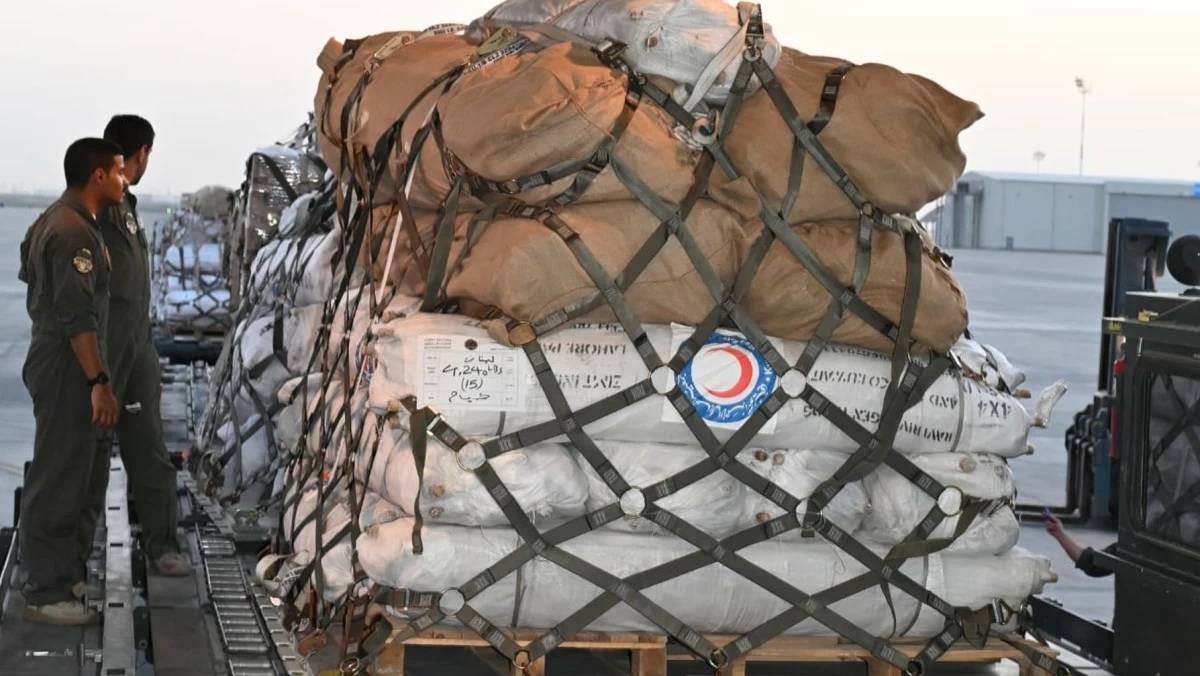 الكويت تواصل دعم لبنان... إقلاع طائرة إغاثية إلى بيروت محملة بـ40 طناً من المساعدات المتنوعة