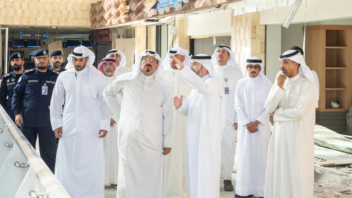 رئيس الوزراء يتفقد مبنى 'T1' في المطار بعد العدوان الإيراني الآثم