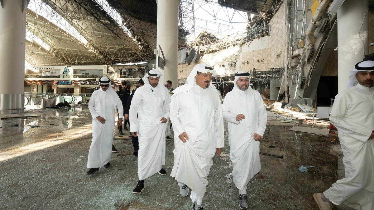 رئيس الوزراء يتفقد مبنى 'T1' في المطار بعد العدوان الإيراني الآثم