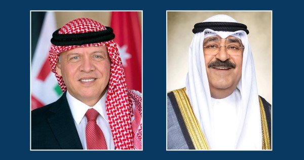 سمو الأمير يهنئ ملك الأردن بالذكرى الـ27 لجلوسه على عرش المملكة