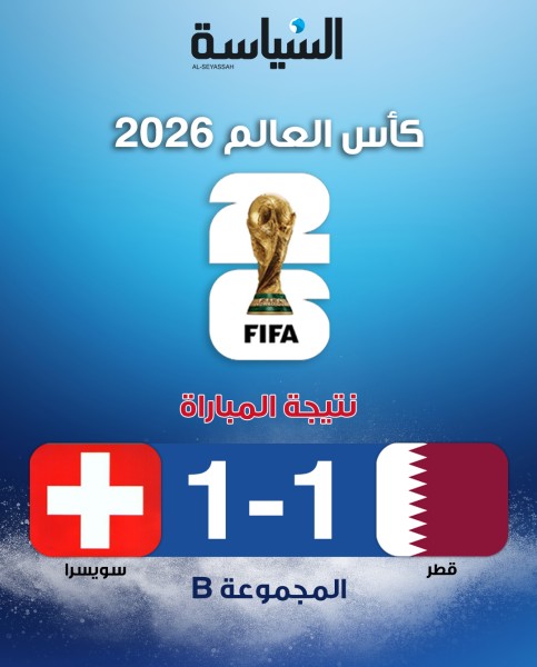 قطر تنتزع تعادلاً ثميناً أمام سويسرا في مونديال 2026