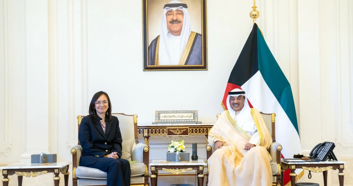 ولي العهد يستقبل الممثلة العليا للأمين العام للأمم المتحدة