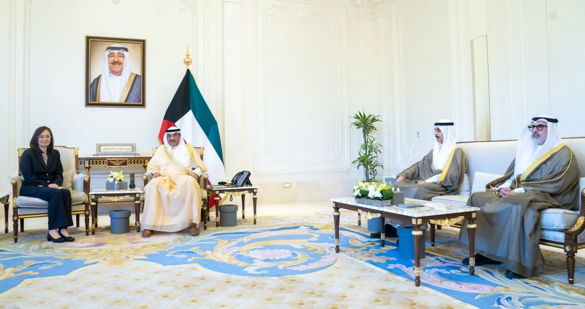 ولي العهد يستقبل الممثلة العليا للأمين العام للأمم المتحدة
