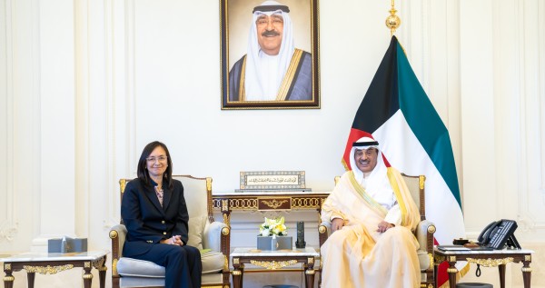 ولي العهد يستقبل الممثلة العليا للأمين العام للأمم المتحدة
