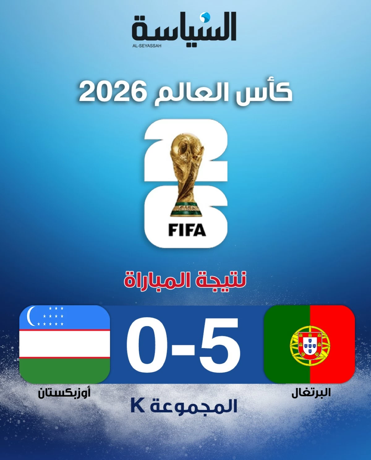 الدون رونالدو يقود البرتغال لفوز ساحق على أوزبكستان بخماسية نظيفة 