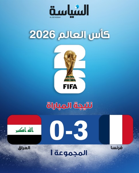 فرنسا تكتسح العراق بثلاثية نظيفة وتتأهل إلى دور الـ32