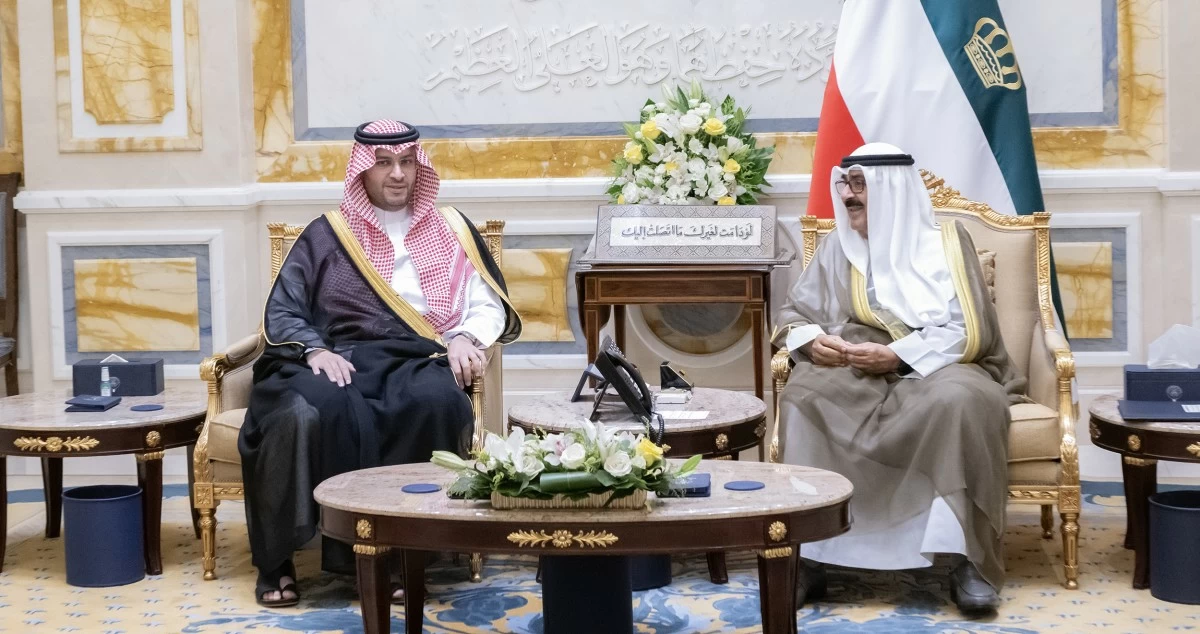 سمو الأمير يستقبل الأمير تركي بن محمد بن فهد بن عبدالعزيز بمناسبة زيارته الرسمية للبلاد