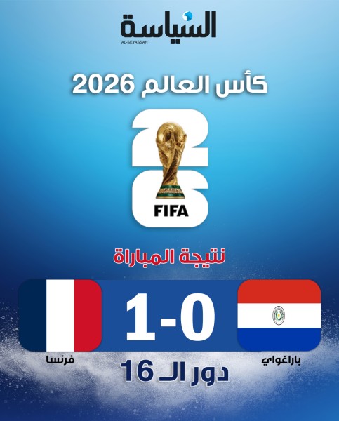 فرنسا إلى ربع نهائي كأس العالم... مبابي يحسم موقعة باراغواي