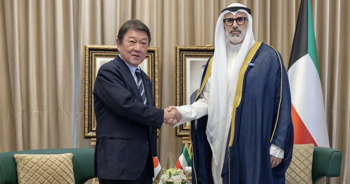 وزير الخارجية يبحث مع نظيره الياباني تعزيز العلاقات الثنائية والتطورات الإقليمية والدولية