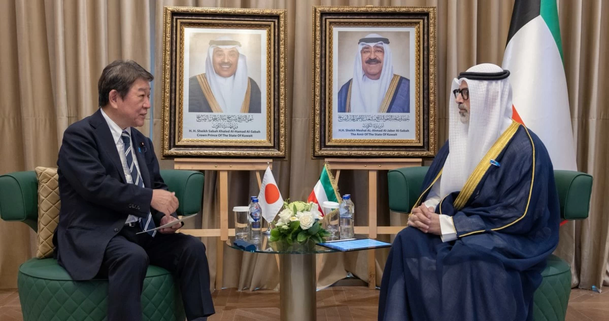 وزير الخارجية يبحث مع نظيره الياباني تعزيز العلاقات الثنائية والتطورات الإقليمية والدولية