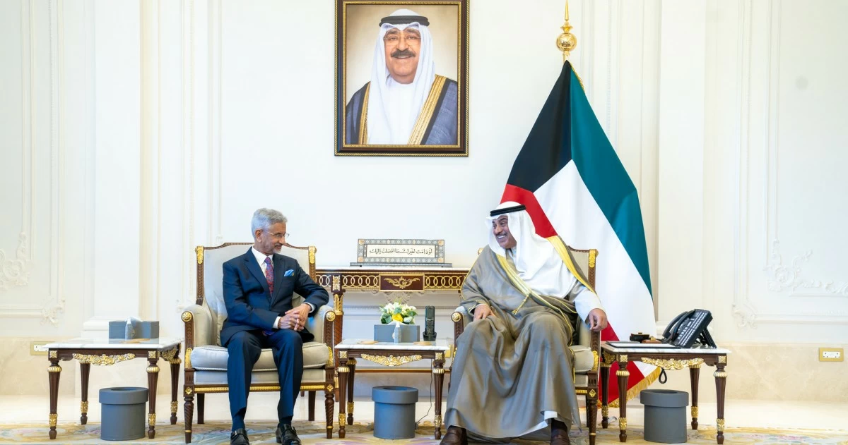 ولي العهد يستقبل وزير الشؤون الخارجية الهندي بمناسبة زيارته الرسمية للبلاد
