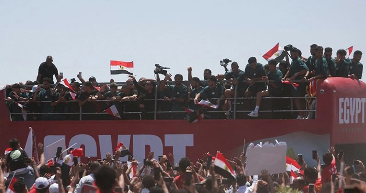 استقبال جماهيري حاشد لمنتخب مصر بعد إنجازه التاريخي في كأس العالم