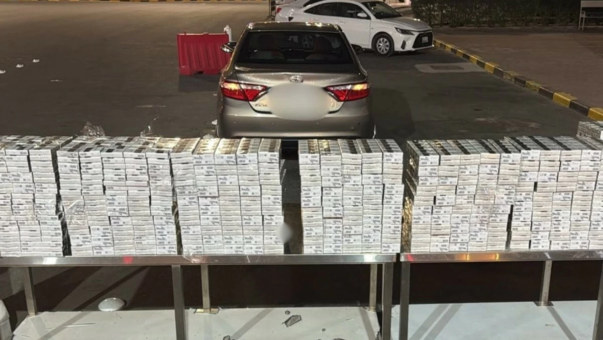 'الجمارك': إحباط تهريب 5300 علبة سجائر عبر منفذ النويصيب