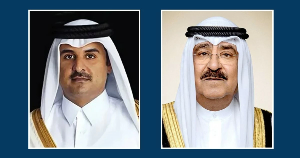 سمو الأمير يجري اتصالاً هاتفياً بأمير قطر للتعزية بوفاة الأمير الوالد
