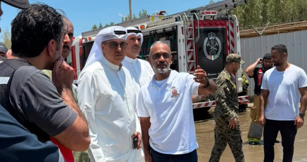 وزير 'الكهرباء' يتفقد أضرار الاعتداء الغاشم في محطة القوى الكهربائية وتقطير المياه