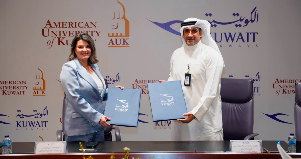 الكويت – «الخطوط الجوية الكويتية» و«الجامعة الأمريكية» توقعان مذكرة تفاهم لدعم… الكويت – «الخطوط الجوية الكويتية» و«الجامعة الأمريكية» توقعان مذكرة تفاهم لدعم…