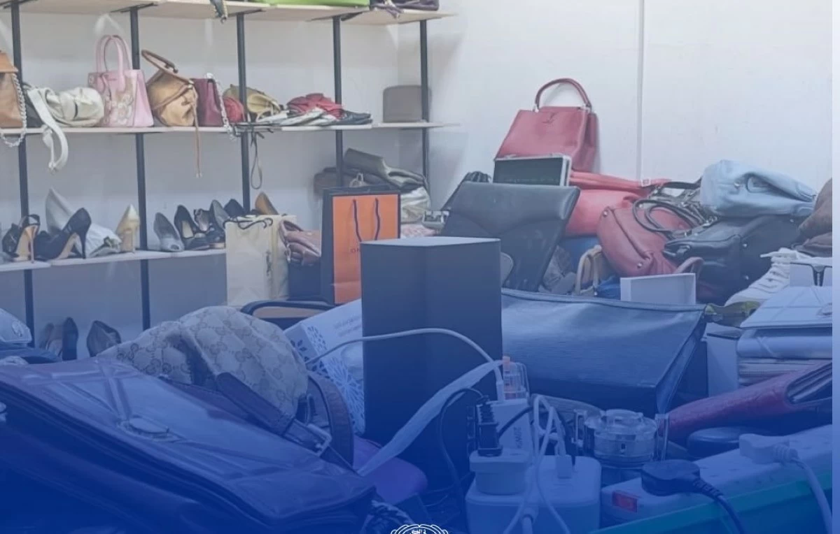 'التجارة': ضبط 1550 قطعة ملابس وأحذية نسائية مقلدة وإغلاق معهد صحي مخالف