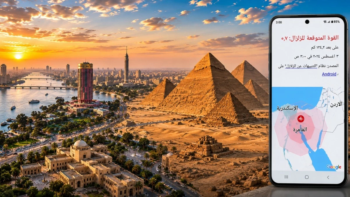 كيف حذّرت هواتف المصريين من الزلزال قبل وقوعه؟