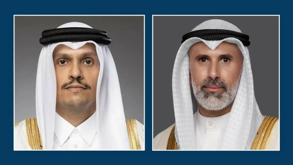 وزير الخارجية ورئيس الوزراء القطري يبحثان هاتفياً جهود خفض التصعيد وتعزيز الأمن في المنطقة