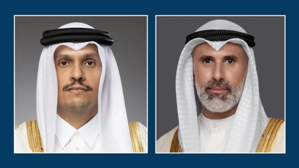 وزير الخارجية ورئيس الوزراء القطري يبحثان هاتفياً جهود خفض التصعيد وتعزيز الأمن في المنطقة