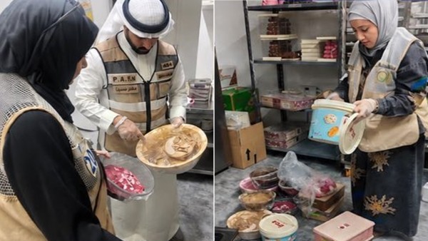 ‘الغذاء’ تضبط مصنعاً لتحضير الحلويات داخل سكن خاص في ‘مبا…