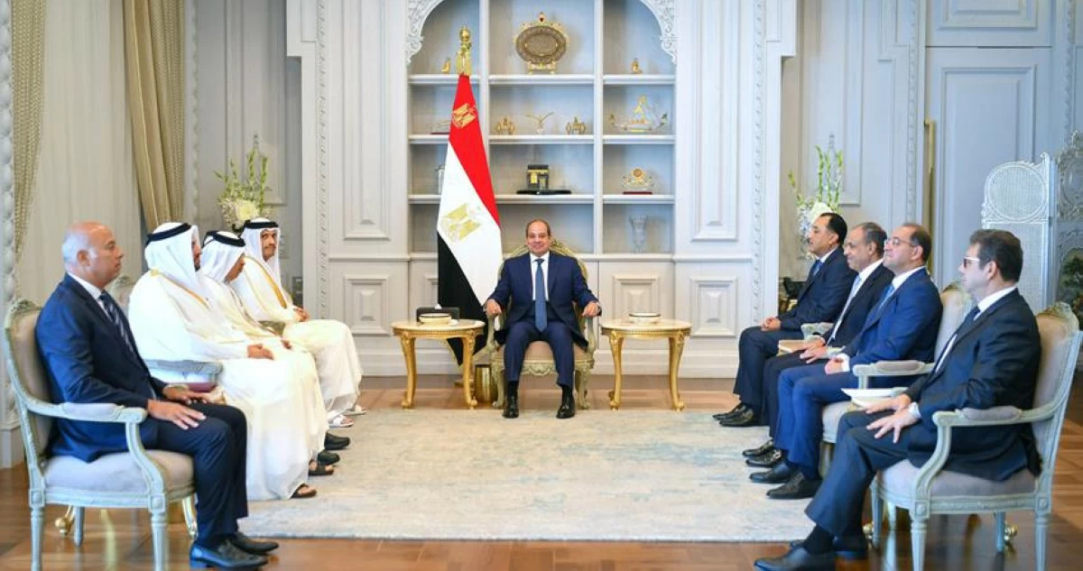 الرئيس المصري ورئيس وزراء قطر يبحثان خفض التصعيد الإقليمي وتنفيذ اتفاق غزة