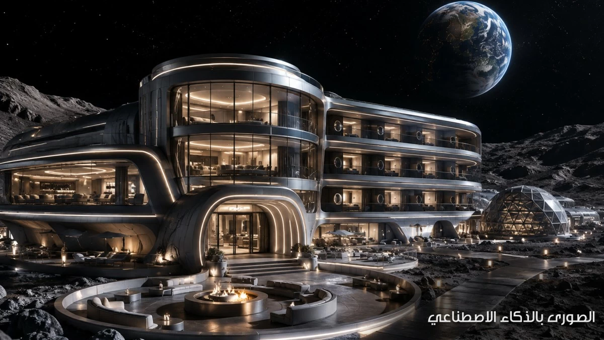 أول فندق على القمر يستقبل طلبات الإقامة في 2032