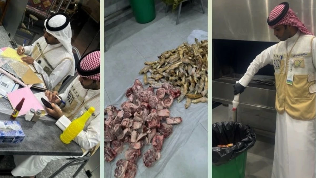 'الغذاء': إتلاف 96 كيلوغرام من اللحوم المغشوشة ومجهولة المصدر في جولة تفتيشية بحولي