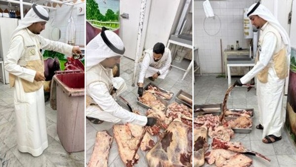 'الغذاء': إتلاف 88 كيلوغراماً من اللحوم مجهولة المصدر وتحرير 10 محاضر مخالفات في الفروانية
