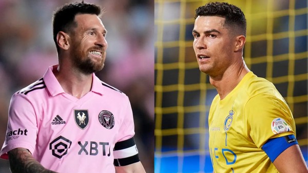 حدث تاريخي قد يجمع ميسي ورونالدو في فريق واحد
