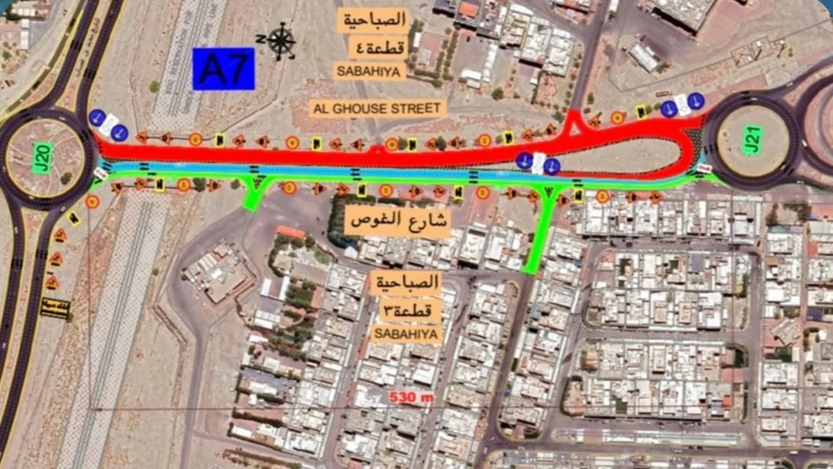 'الأشغال': افتتاح تحويلة مرورية في الصباحية لمدة 21 يوماً