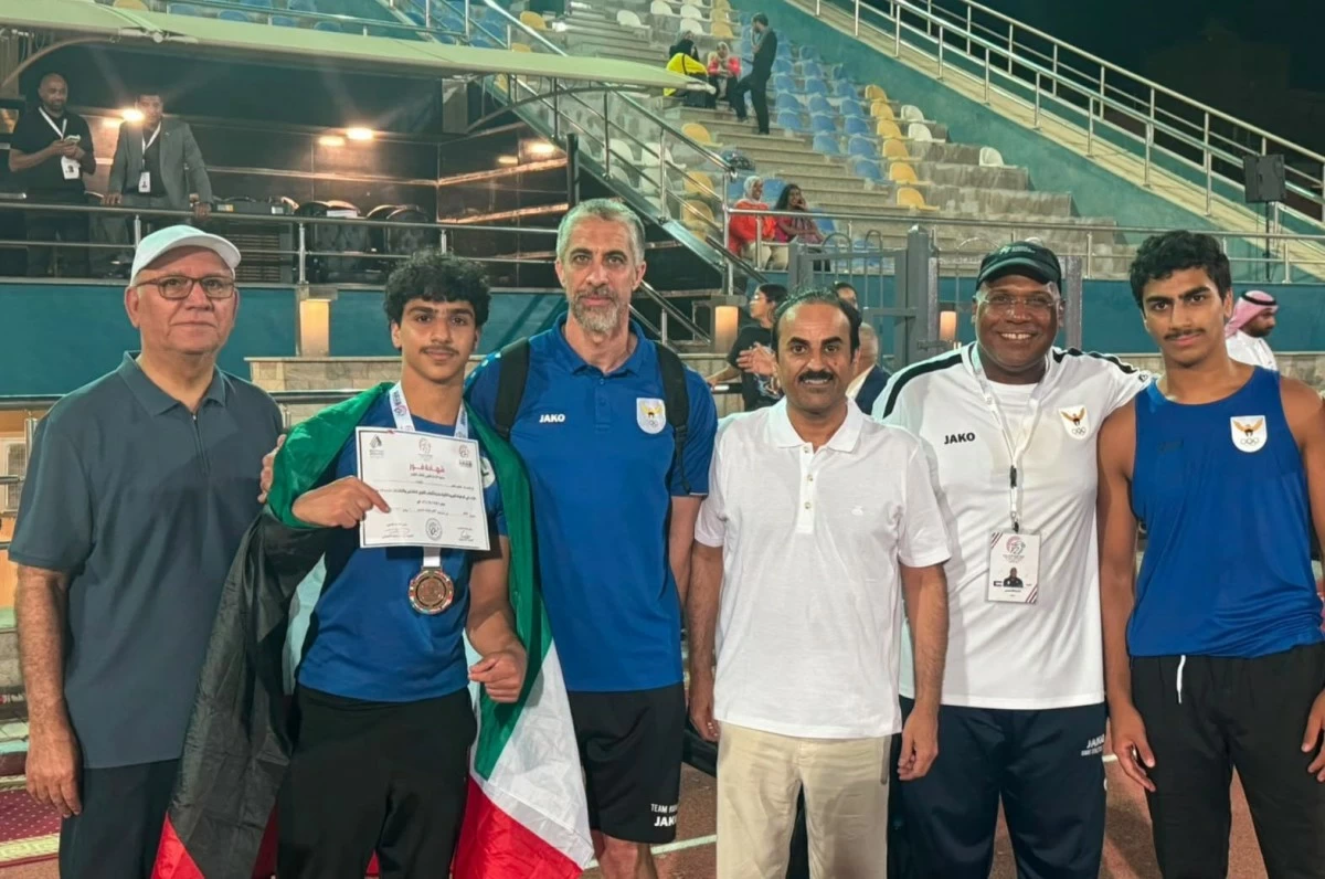 منتخب الكويت يرفع رصيده إلى 5 ميداليات في البطولة العربية لألعاب القوى للناشئين