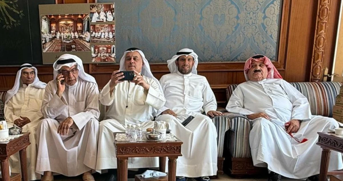 الجارالله يزور  ديوان المعجل في 'الفيحاء'