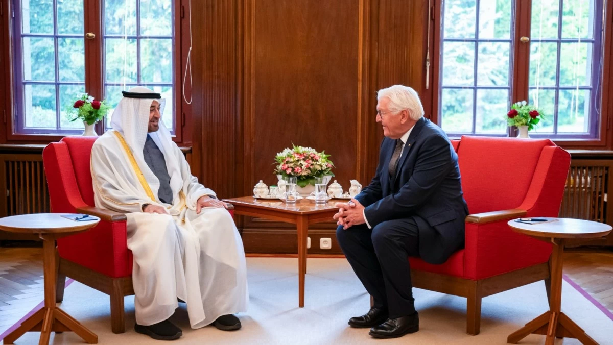 رئيسا الإمارات وألمانيا يبحثان تعزيز الشراكة السياسية والاقتصادية