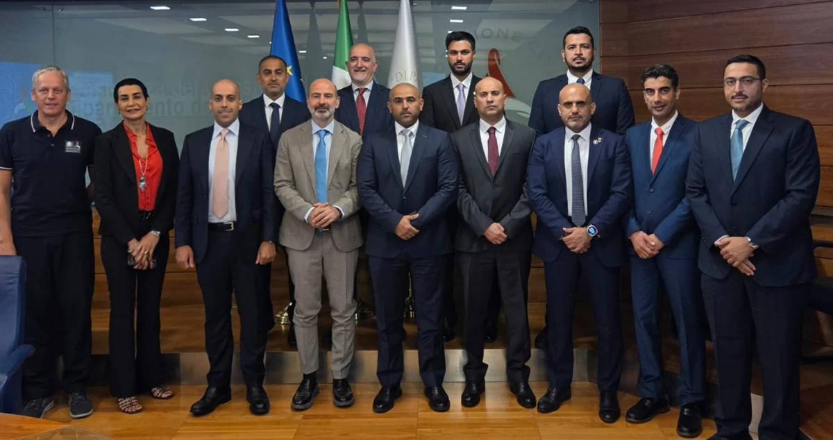 'أمان' يطلع على التجربة الإيطالية في إدارة الأزمات والحماية المدنية