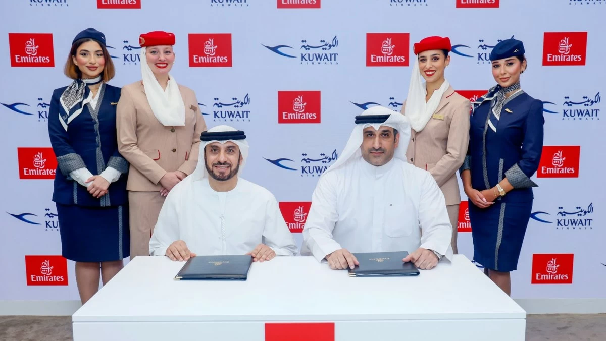 'الكويتية' و'طيران الإمارات' توسعان شراكتهما تمهيداً لاتفاقية متبادلة للمشاركة بالرمز